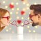 4E's Novelty 2 Pack Heart Shaped Sunglasses for Women – Trendy Pink & Red Frames for Valentines, Mardi Gras, Parties, Cute Fashion Accessory for Women, Men & Teens